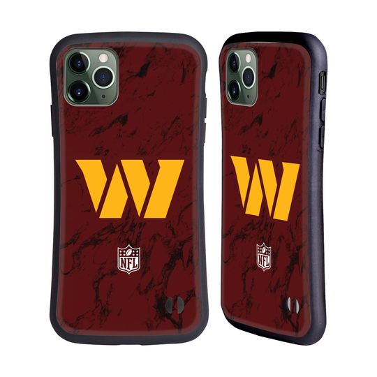 football WASHINGTON COMMANDERS GRAPHICS HYBRID CASE FOR APPLE iPHONES PHONES