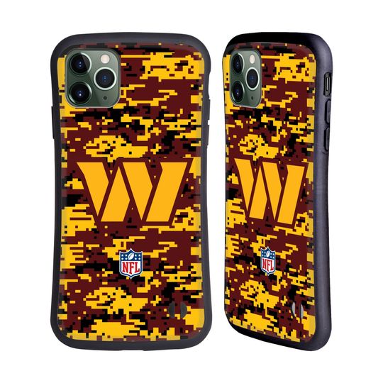 football WASHINGTON COMMANDERS GRAPHICS HYBRID CASE FOR APPLE iPHONES PHONES