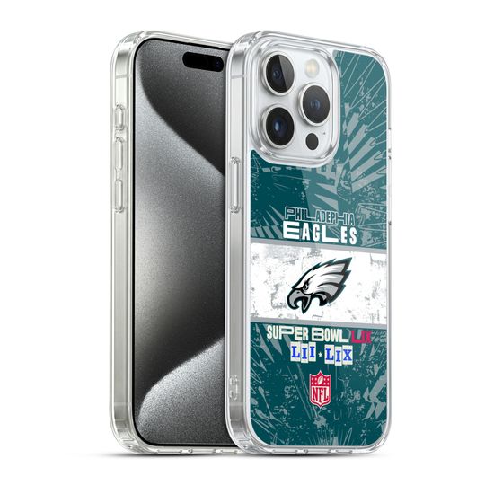football 2025 SUPER BOWL LIX CHAMPIONS SOFT GEL CASE FOR APPLE iPHONE PHONES