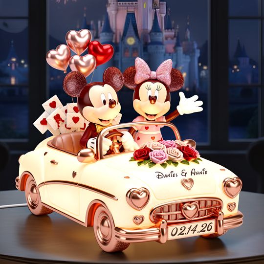 Couple Anniversary Acrylic Light Box - Personalized Gifts For Couple