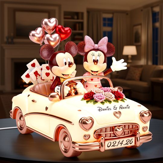 Couple Anniversary Acrylic Light Box - Personalized Gifts For Couple