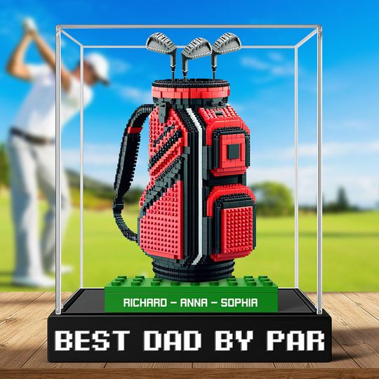 Golf Dad Acrylic Plaque - Personalized Gifts For Dad