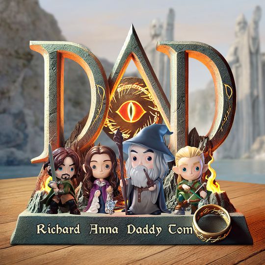 Personalized Christmas Gifts For Dad Plaque