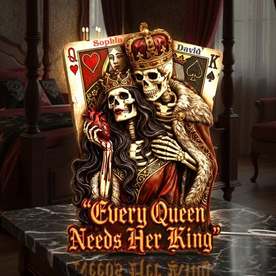 Skeleton Couple Light Box - Personalized Gift For Couples