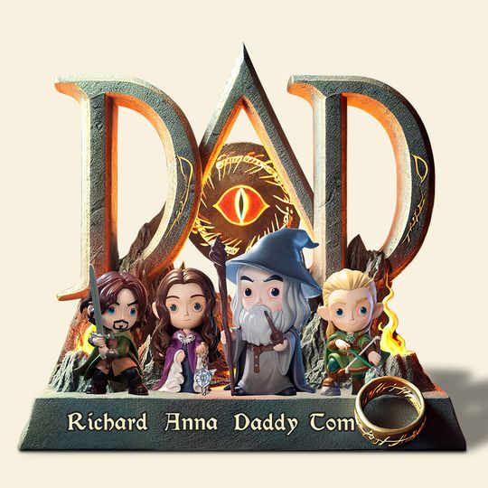 Personalized Christmas Gifts For Dad Plaque