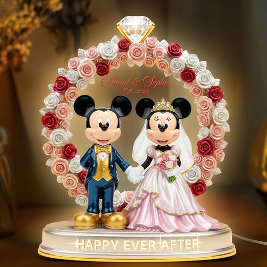 Happy Ever After Light Box Personalized Gifts For Couple