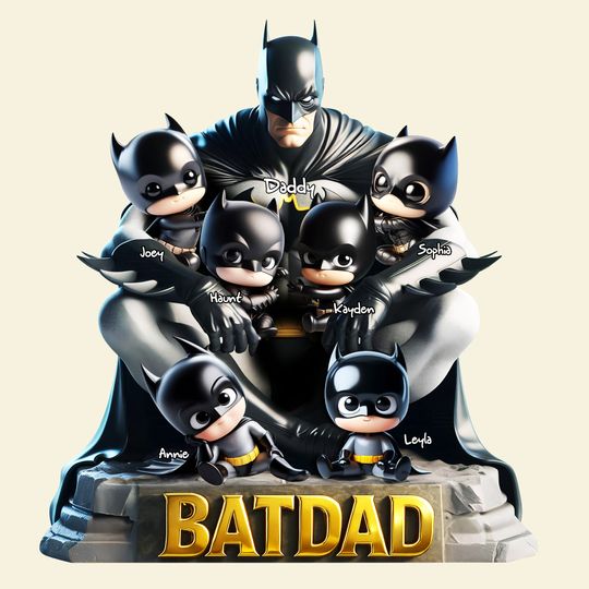 Shadow Hero Dad Acrylic Plaque - Personalized Christmas Gifts For Dad