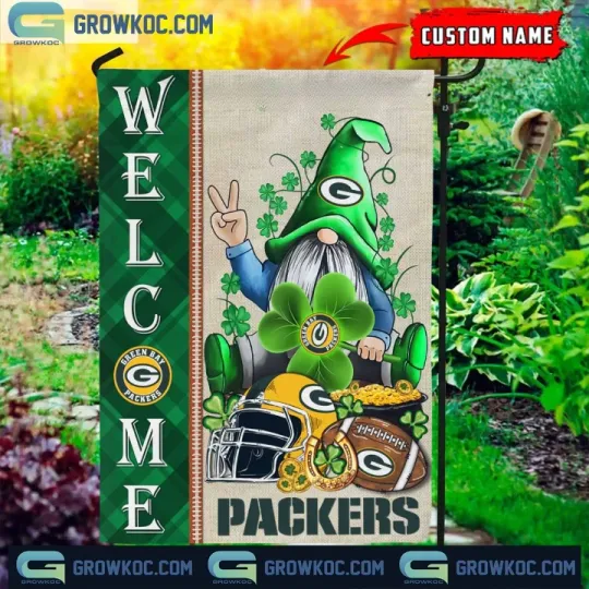 Discover Personalized Garden Flag, St.Patrick's Day With Gbss Team Packerss Garden Flag
