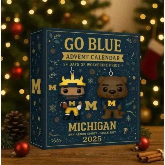 Discover Michigan Go Blue Advent Calendar 24 Days of Wolverine Pride