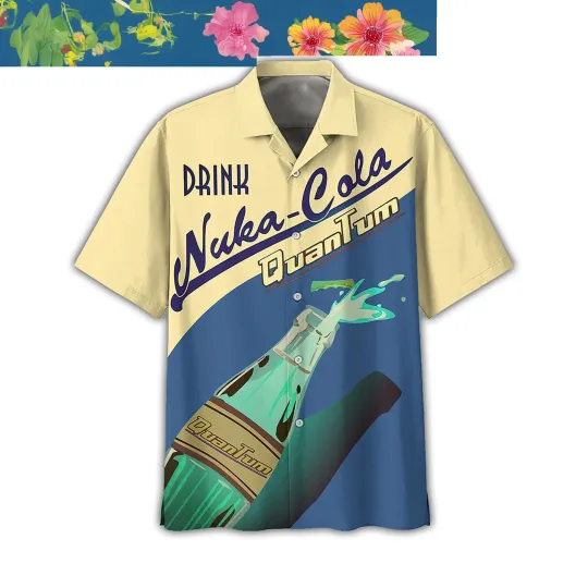 Discover Falllout Be Smart Be Safe Hawaiian Shirt Men Women Nuka Cola Vault Life