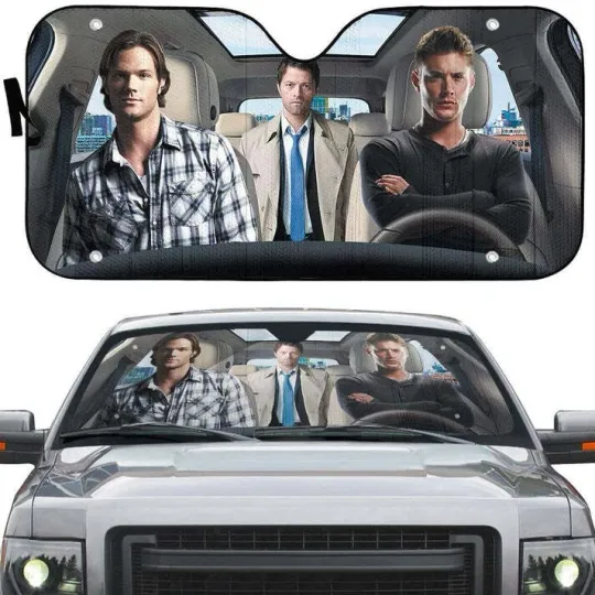 Discover Supernatural SPNTR Car Sunshade