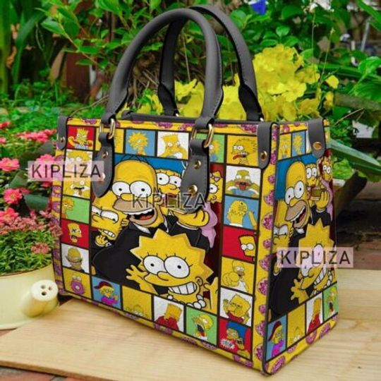 The Simpsons Leather Handbag
