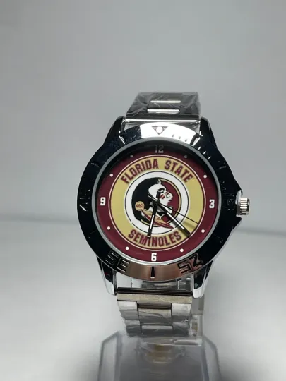 Discover Florida State Seminoles Stainless Steel Men’s Watch