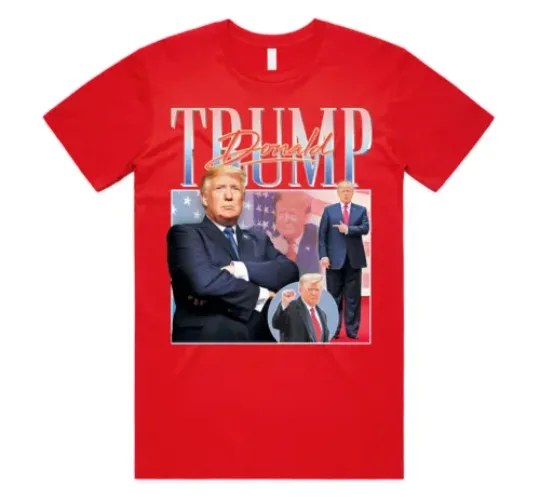 Donald Trump Homage T-shirt Top Funny Election Campaign 2024 Gift American