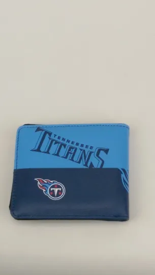 Discover Tennessee Titans Bifold Men's Wallet Vegan Leather