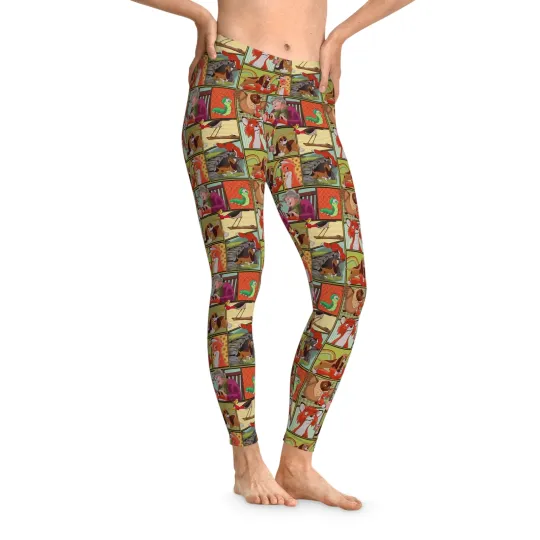 Discover The Fox & The Hound Stretchy Leggings, Gift for Her