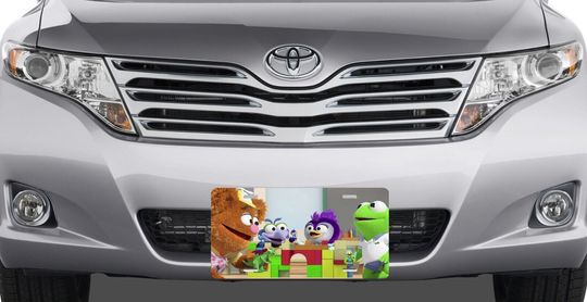 Muppet Babies Cast Kermit - Walt Disney License Plate