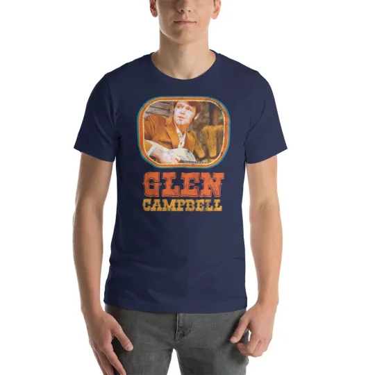 Discover Glen Campbell 70s Style Graphic T-Shirt Unisex Short Sleeve