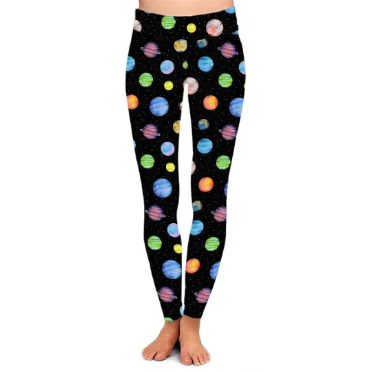 Discover Planets & Space Printed Leggings for Women