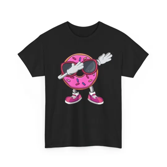 Discover Dabbing Donut Sunglasses T-Shirt, Donut Sweet Foods Lovers Women Men Funny Shirt