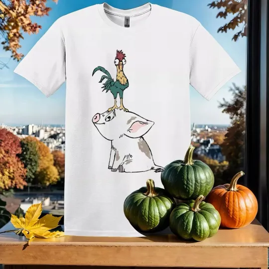 Discover Moana Hei Hei Standing T-Shirt for Men, Women, Gift for Friends