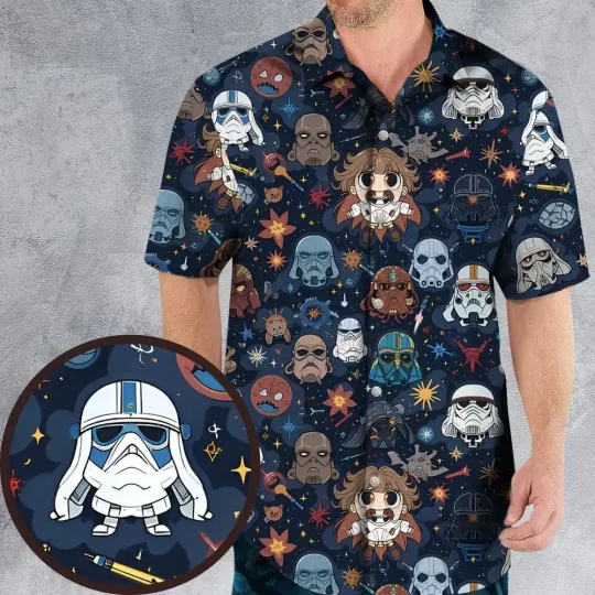 Discover Star Wars Dark Fantasy Hawaiian Shirt