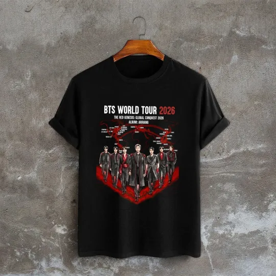 Discover BTS Arirang World Tour 2026 T-Shirt