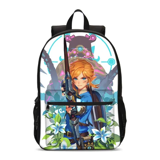 Discover Legend of Zelda Link Game Students Backpack, School Bag, Back To School Gift