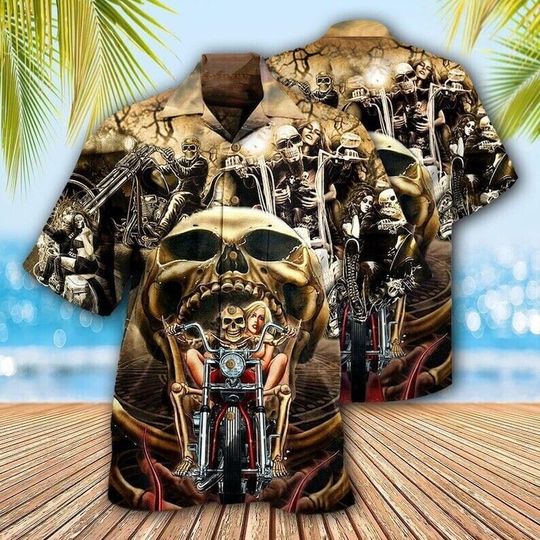 Skull Stay Wild Hawaiian Shirt