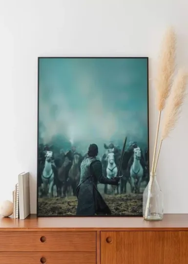 Discover Game of Thrones Poster, Jon Snow Poster, Battle of Bastards Vertical Poster, Home Decor