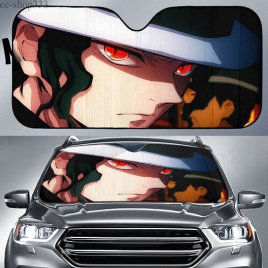 demon Anime Car Sun Shade