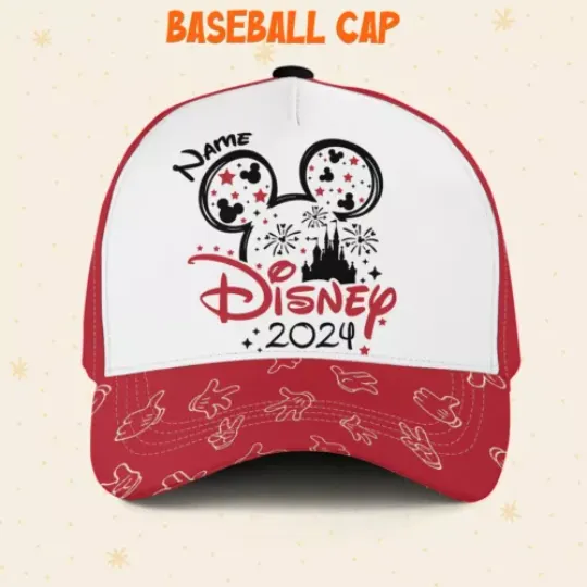 Custom Disney Mickey Trip 2024 Cap, Disney Castle Family Hat Disney Vacation Hat