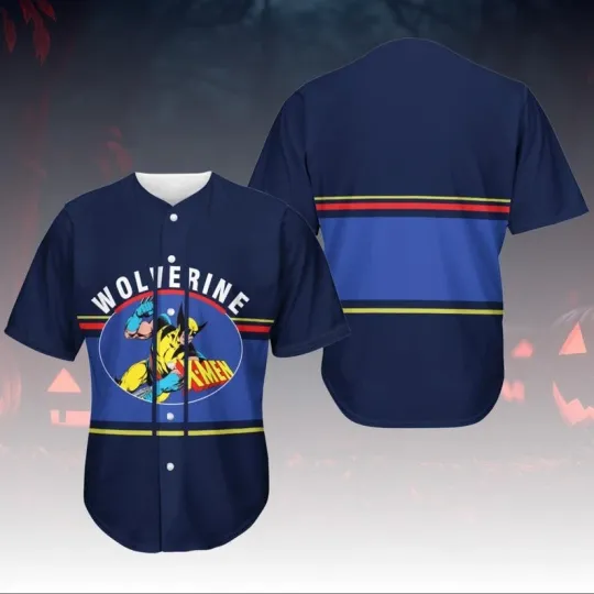 Discover Never Too Old For Wolverine Superhero Logan X-Men Baseball Jersey Shirt