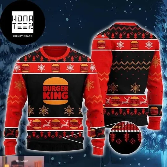 Discover Burger King With Christmas Tree Ugly Christmas Sweater