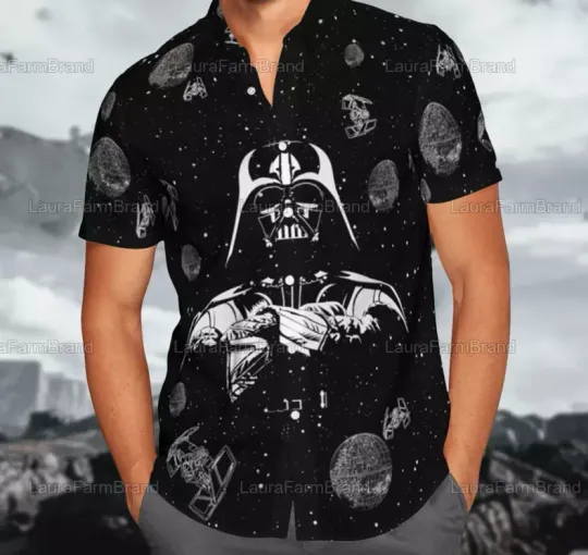 Dark Vader Galaxy Star Wars 3D HAWAII SHIRT