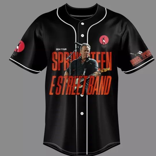 Bruce Springsteen E Street Band World Tour 2024 Baseball Jersey Shirt