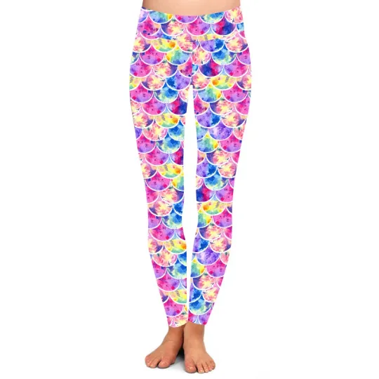 Discover Mermaid Printed Leggings for Women