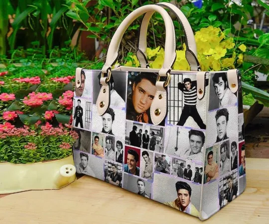 Discover Elvis Presley Music Women Leather Handbag, Elvis Presley Lover Handbag
