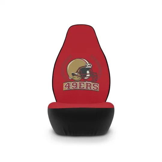 Discover 49ers Football Car Seat Cover Auto Accessory