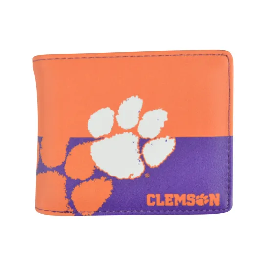 Discover Clemson Tigers Team Men Leather Wallet Gift For Him