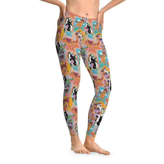 Discover Bambi Stretchy Leggings, Gift for Her