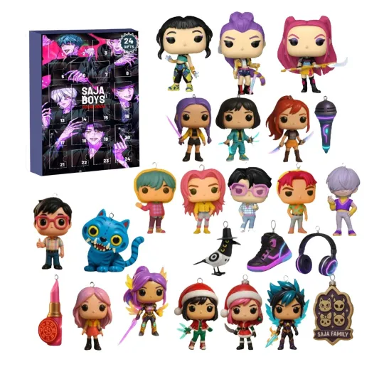 Discover Acrylic Advent Calendar Blind Box - Korean Devil Hunter Trendy IP Collectible Countdown Calendar Ornament