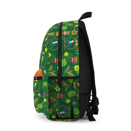 Enchanted Tiki Room Tropical AOP Backpack - Green