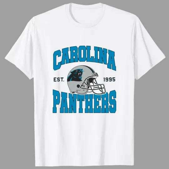 Discover Carolina Panthers Est 1995 Game Day Football Team T-Shirt, Gift for Fan