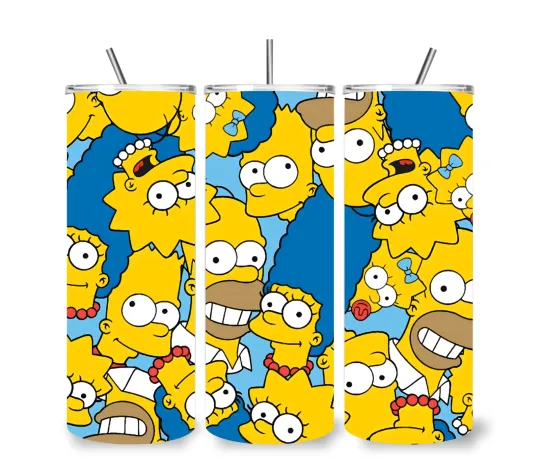 Discover Simpson Stainless Steel Tumbler with Lid and Straw