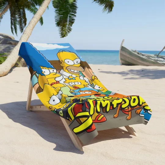 Discover Simpsons Beach Towel