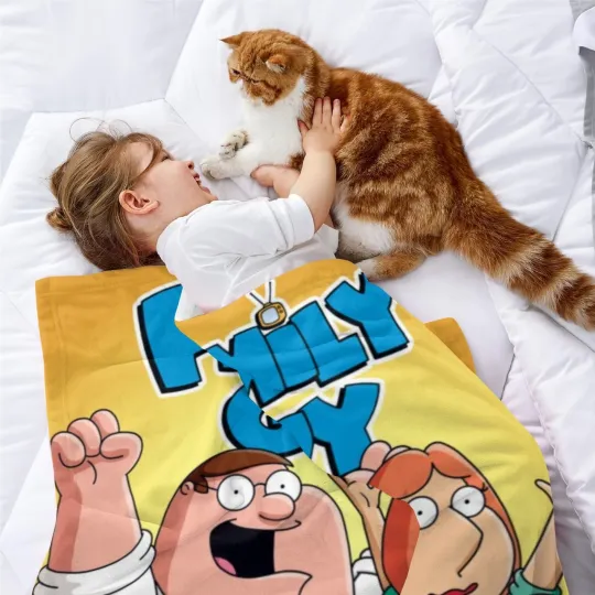Discover Family Guy Fleece Blanket for Bed and Sofa All Season
