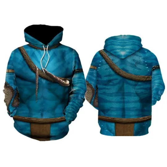 Discover Avatar 2 The Way of Water 3D Hoodie Jack Sully Jacket