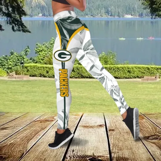 Discover Green Bay Team Football Leggings, Bay Packers Sunday Football Sport Leggings, Green Packers Game Day Football Leggings