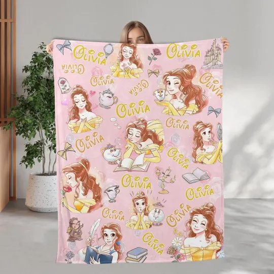 Discover Personalized Beauty And the Beast Fleece Blanket